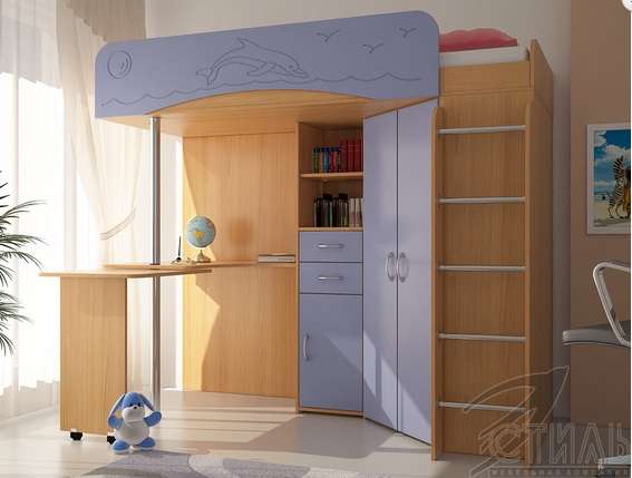 Детская кровать-чердак Мийа-1