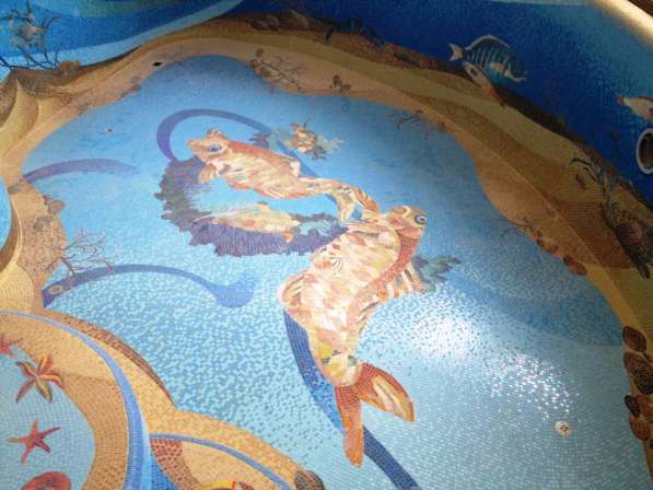 Мозаика мозаичное панно хамам бассейн фасад плитка в Москве фото 11