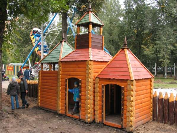 Игровые комплексы из дерева в Подольске фото 4