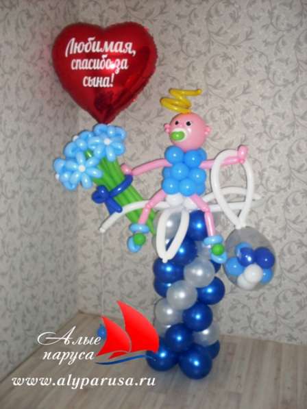 Оформление воздушными шарами в Новосибирске фото 6