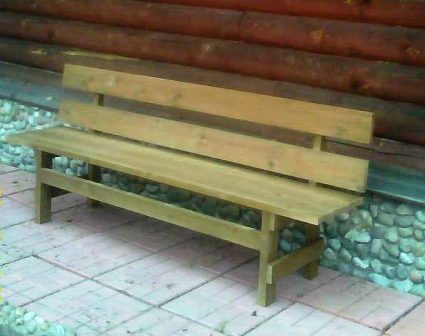 Садовая мебель из массива на заказ в Иркутске фото 3