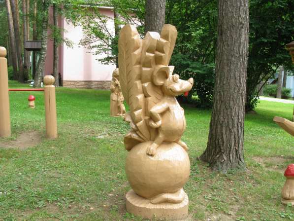 деревянные скульптуры в Подольске фото 7