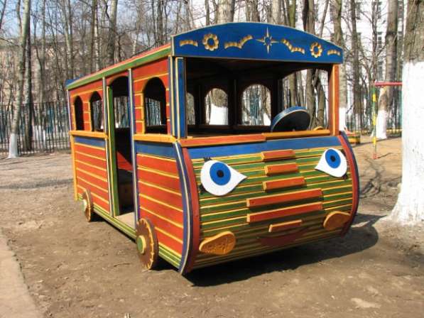 Деревянные домики и машины для детей в Подольске фото 8