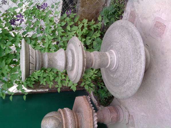Все из Кордайского натурального гранита,фонтаны,вазы, шары. в фото 7