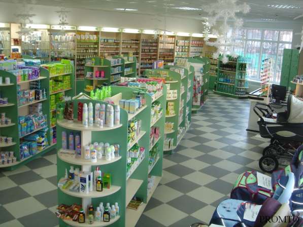Торговая мебель для аптек от производителя в Москве фото 4