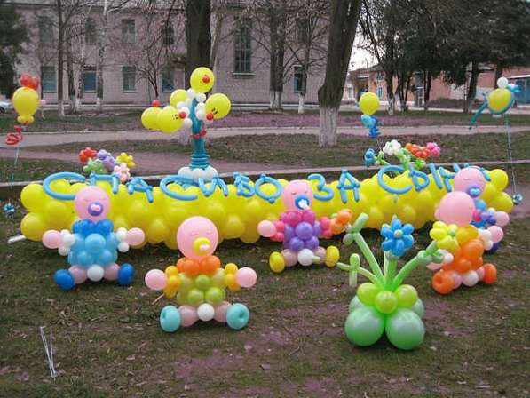 Оформление праздников шарами, цветами,тканью. в Березовский фото 6