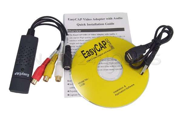 Устройство видеозахвата EasyCAP USB 2.0 DVR stereo