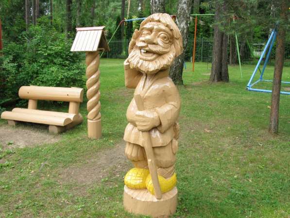 деревянные скульптуры в Подольске фото 6