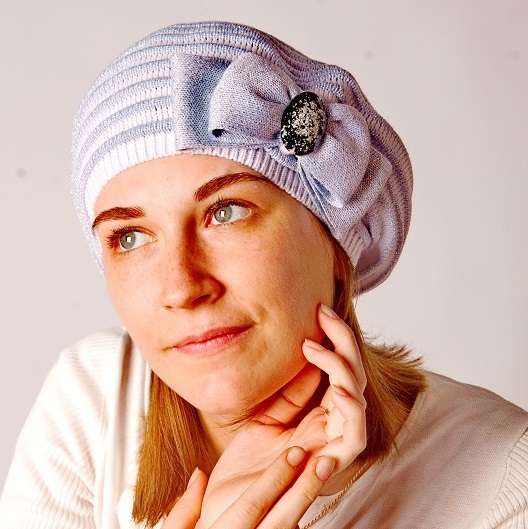 Женские головные уборы из трикотажа от производителя оптом в Москве фото 4