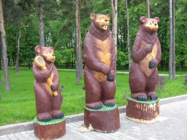 деревянные скульптуры в Подольске фото 14