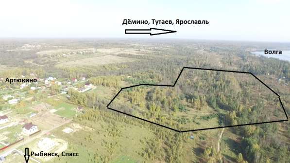 родаю участок ИЖС, 1,3 га (130 сот.) 15 км. от Рыбинска