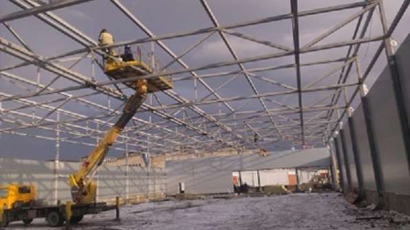 Построить металлоконструкции каркас склад, ангар готовые мон в Красноярске