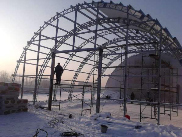 Производство и строительство арочных ангаров в Омске фото 3
