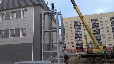 Металлоконструкции, эвакуационных, пожарных, лестниц, проект в Красноярске