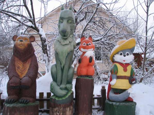деревянные скульптуры в Подольске фото 19
