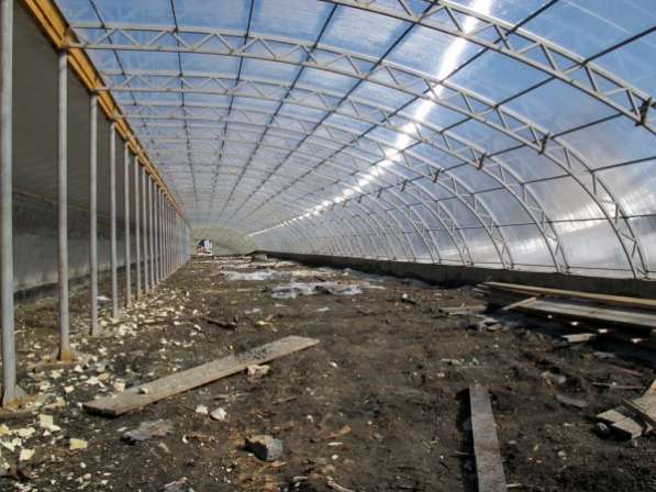 Фермерская теплица, 22 на 100 м, пленка, стекло, Красноярск в Красноярске