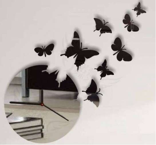 Настенные часы с бабочками в Кемерове фото 7