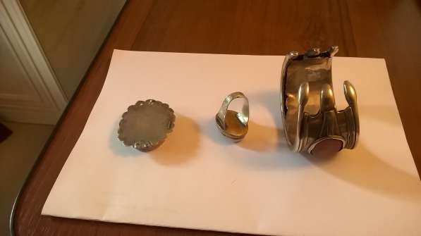 Серебрянные изделия 18 век(восток)браслет,брошь,кольцо.