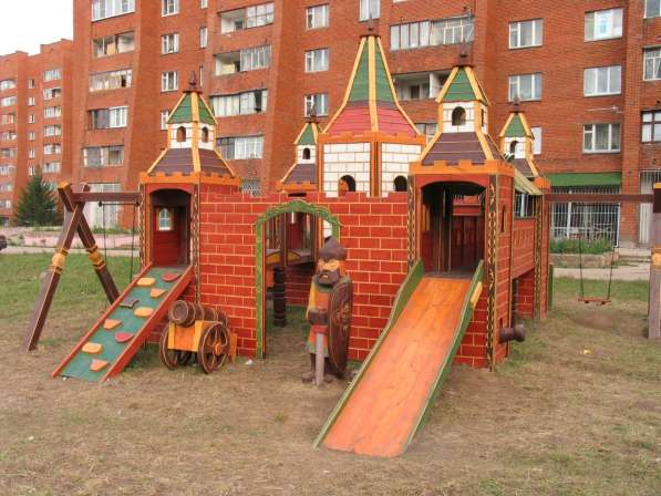 Игровые комплексы из дерева в Подольске фото 6