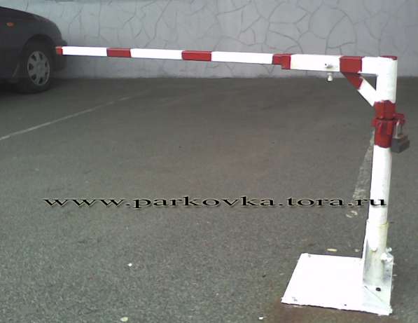 Установка барьеров парковочных, парковочных блокираторов в Москве фото 8