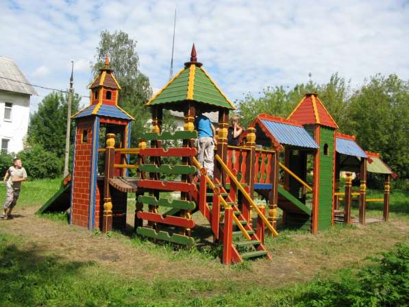 Игровые комплексы из дерева в Подольске фото 15