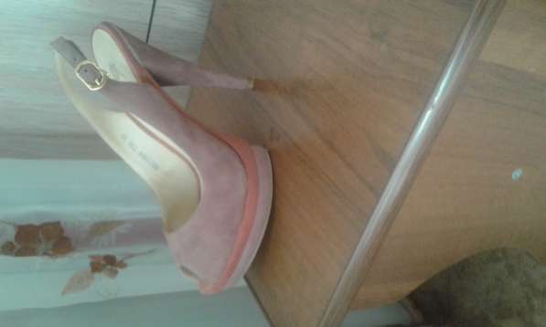 туфли розового цвета из велюра