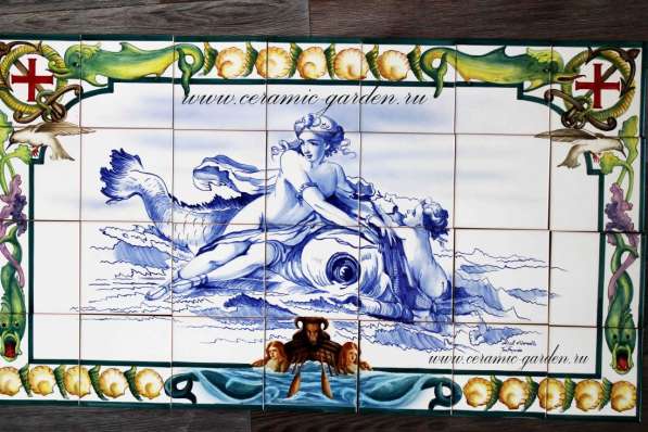 панно на плитке,ручная роспись на плитке из Португалии в Москве фото 18