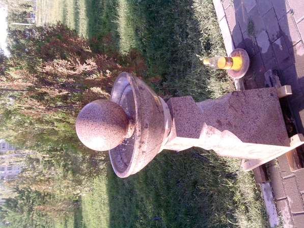 Все из Кордайского натурального гранита,фонтаны,вазы, шары. в фото 3
