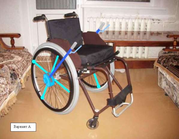 Описание по сборке и чертежи привода инвалидной коляски