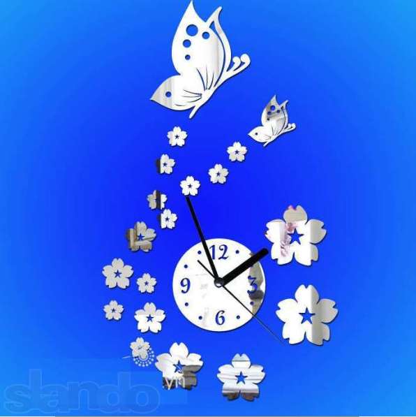 Настенные часы с бабочками в Кемерове фото 6