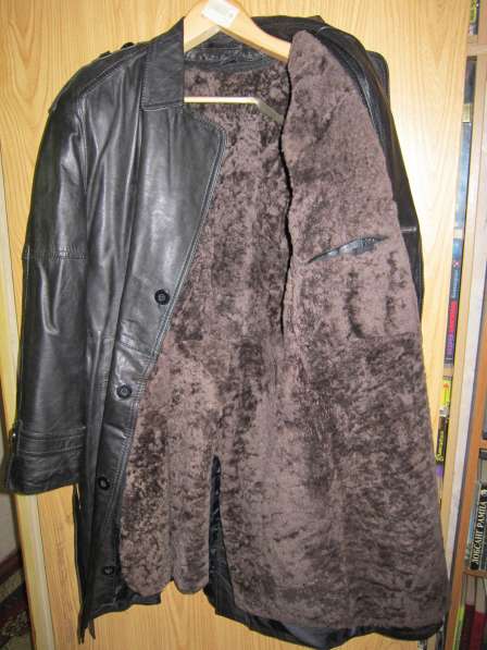 Кожаная куртка с мехом мужская продаётся в Москве фото 4