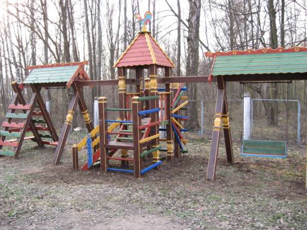 Игровые комплексы из дерева в Подольске фото 3