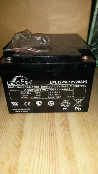 Аккумуляторные батареи для резервного питания CSB, LEOCH, To в Уфе фото 4