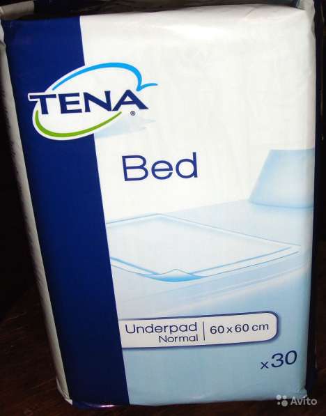 Одноразовые впитывающие простыни Tena Bed Underpad Normal 