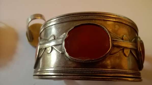 Серебрянные изделия 18 век(восток)браслет,брошь,кольцо. в Москве фото 3
