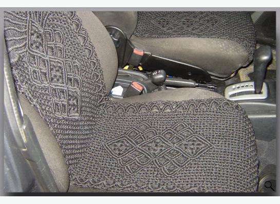 Плетеная накидка на сиденье автомобиля в Коврове фото 8