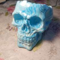 Статуэтка Череп Кашпо Высокопрочный гипс, в Рыбинске