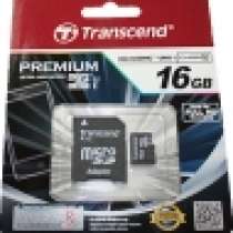 Карта памяти Transcend MicroSD 16Gb Class 10 Ultra High Speed Class 1 (U1) (Premium), в Москве
