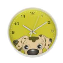 Часы настенные круглые на циферблате Щен, в Пензе