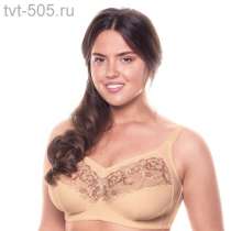 Бюстгальтер 675BN без каркасов Золотые искры Трибуна. Размер: 105E, Бренд: ТРИБУНА (РОССИЯ), Цветовая гамма: Золотые искры (БЮСТГАЛЬТЕРЫ), в Москве