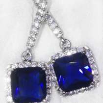 Серьги покрытые серебром 925, в Москве