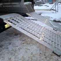 Сходни для погрузки миниэкскаватора на легковой прицеп, в Богдановиче