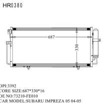 Радиатор кондиционера IMPREZA 2002-2007 HR0380, в Артеме