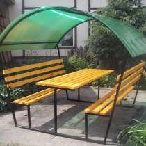 Беседка «Анна» с лавочками и столиком, в Димитровграде