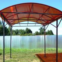 Прочный навес для автомобиля, в Лобне