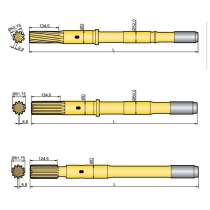 Хвостовик аналог Atlas Copco COP 2160, 2160EX, 2540EX, в г.Баку