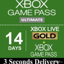 Xbox Live Gold+Game Pass. Код 14/46 дней. Ultimate, в Москве