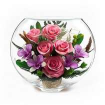 Цветы в вакууме -Живые цветы в стекле. Оригинальные подарки, в г.Киев