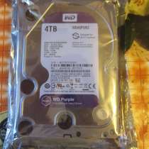 Жёсткий диск WD 4 TB Purple. Новый. Запечатанный! Гарантия, в Владивостоке