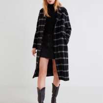 Клетчатое пальто Mango, в Краснодаре